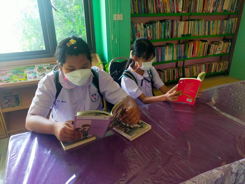 4. กิจกรรมส่งเสริมการอ่านภายในห้องสมุดประชาชนอำเภอบึงสามัคคี