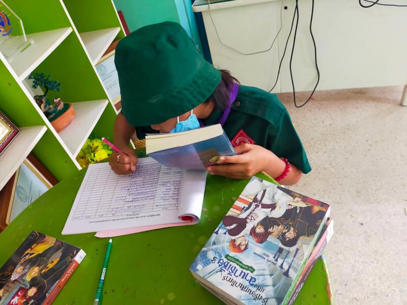 2. กิจกรรมส่งเสริมการอ่านภายในห้องสมุดประชาชนอำเภอบึงสามัคคี