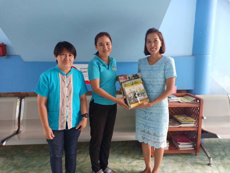 3. ห้องสมุดประชาชนอำเภอคลองขลุง หมุนเวียนสื่่อไปบ้านหนังสือชุมชน