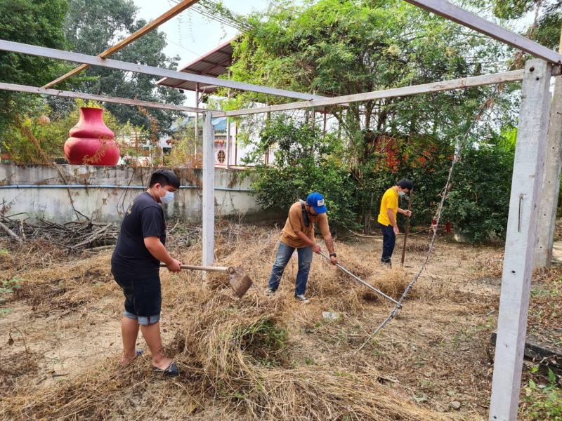 8. กิจกรรม จิตอาสาบำเพ็ญประโยชน์ ห้องสมุดประชาชนอำเภอคลองขลุง 