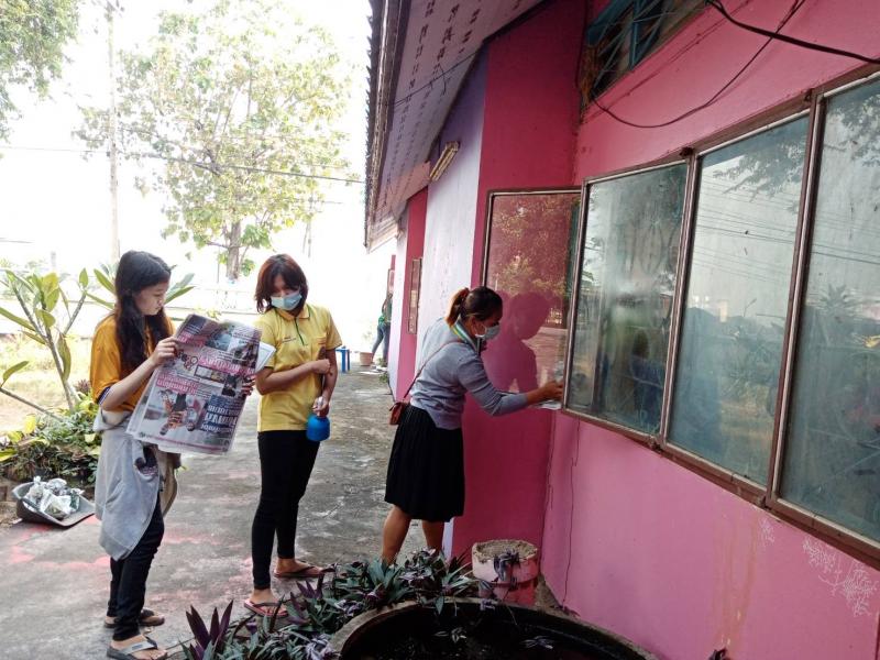 9. กิจกรรม จิตอาสาบำเพ็ญประโยชน์ ห้องสมุดประชาชนอำเภอคลองขลุง 