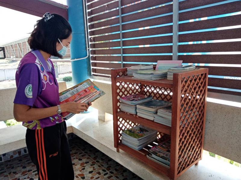 2. วันที่ 19 มกราคม 2565 กิจกรรมส่งเสริมการอ่าน หมุนเวียนสื่อบ้านหนังสือชุมชน