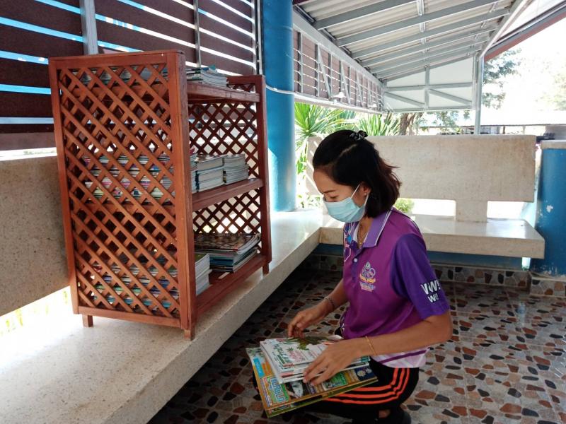 3. วันที่ 19 มกราคม 2565 กิจกรรมส่งเสริมการอ่าน หมุนเวียนสื่อบ้านหนังสือชุมชน