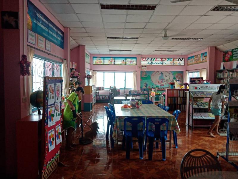 3. กิจกรรมจิตอาสาพัฒนาห้องสมุด 21 กุมภาพันธ์ 2565