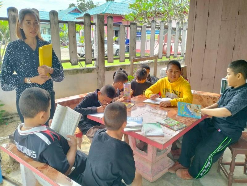 5. วันที่ 21 พฤศจิกายน 2568 กิจกรรมหมุนเวียนสื่อบ้านหนังสือชุมชนบ้านวังบัว