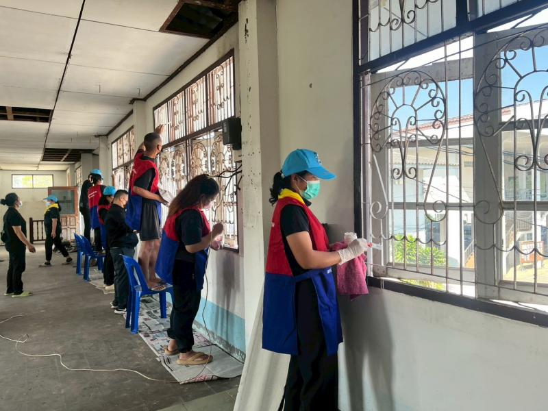 7. วันที่ 5 กุมภาพันธ์ 2569 โครงการจิตอาสายุวกาชาดบำเพ็ญประโยชน์ พัฒนาห้องสมุด ประจำปี พ.ศ.2569