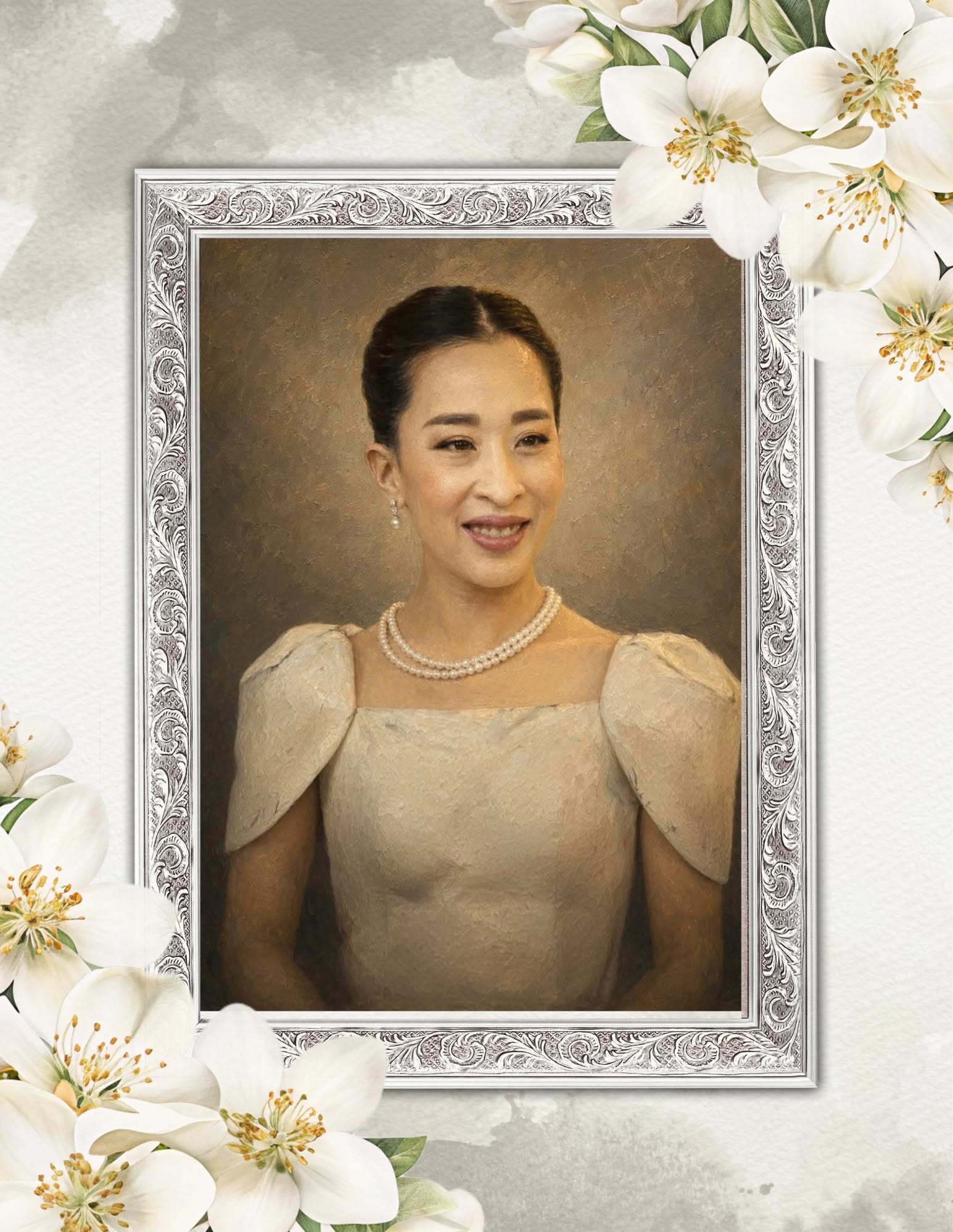 จัดบอร์ดถวายความอาลัย