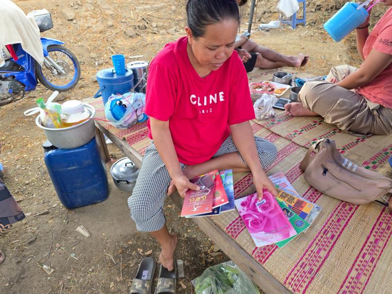 1. จัดกิจกรรมพัฒนาห้องสมุดเคลื่อนที่ชาวตลาด ที่ตลาดนักบ้านท่านา ตำบลเพชรชมภู วันที่ 4 เมษายน 2568