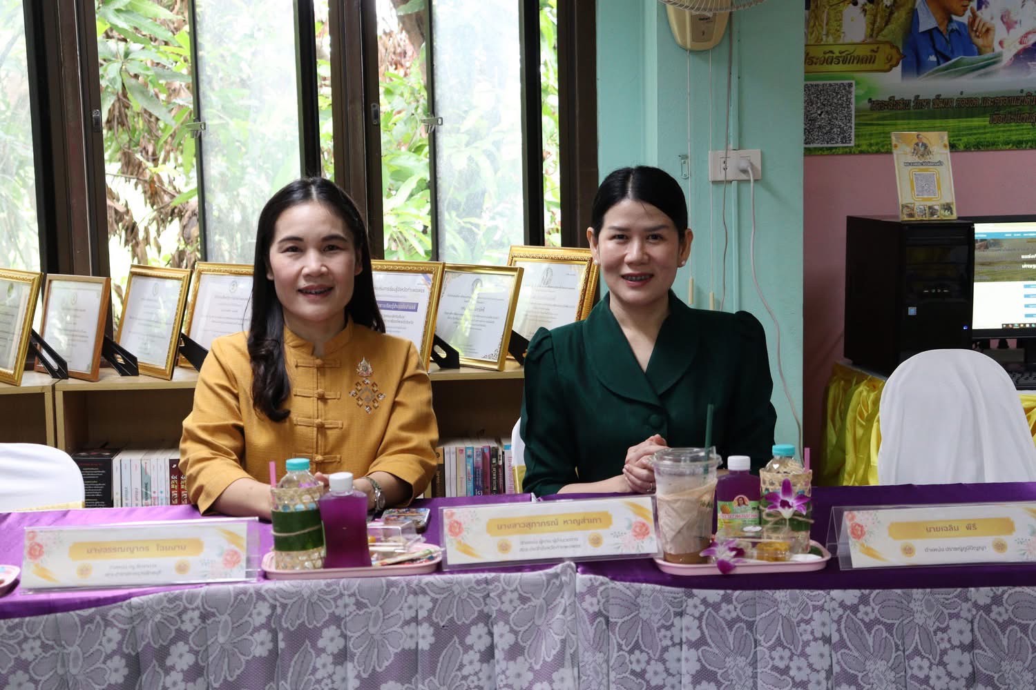  เข้าร่วมการประเมินสถานศึกษาพอเพียงเป็นศูนย์การเรียนรู้ตามหลักปรัชญาของเศรษฐกิจพอเพียงด้านการศึกษาของ สกร.ระดับอำเภอบึงสามัคคี  