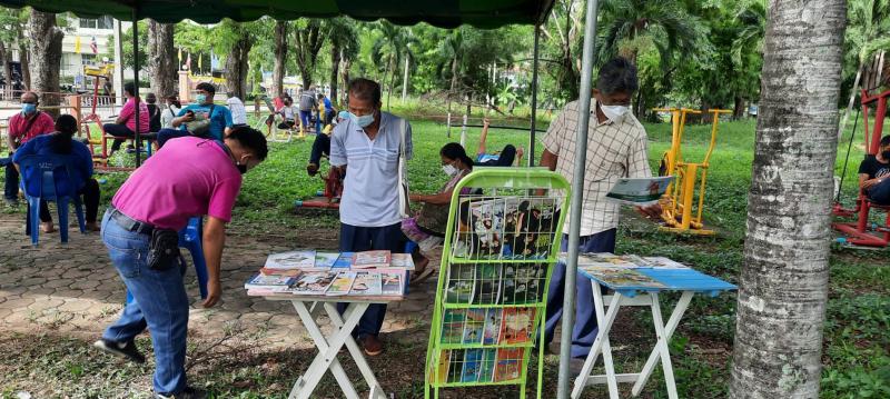 5. กิจกรรมส่งเสริมการอ่านห้องสมุดเคลื่อนที่ ณ สวนเฉลิมพระเกียรติ