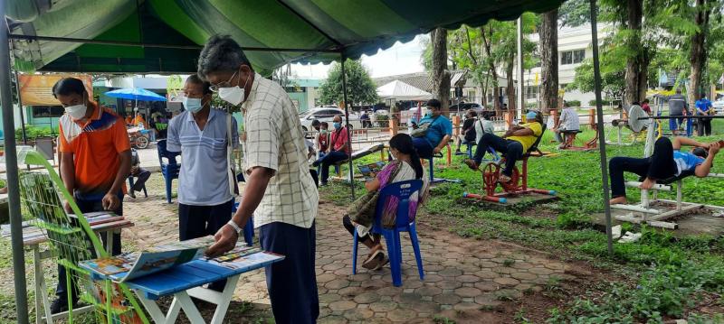 6. กิจกรรมส่งเสริมการอ่านห้องสมุดเคลื่อนที่ ณ สวนเฉลิมพระเกียรติ