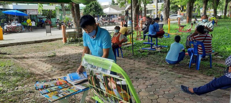 10. กิจกรรมส่งเสริมการอ่านห้องสมุดเคลื่อนที่ ณ สวนเฉลิมพระเกียรติ