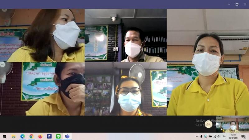 16. กศน.อำเภอขาณุฯ สุดเจ๋ง อบรมระบบออนไลน์ผ่านโปรแกรม Microsoft Team ทั้ง 3  รุ่น