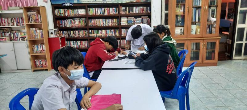 3. กิจกรรมรับสมัครสมาชิกห้องสมุดฯ  และรับสมัครนักศึกษา กศน.อำเภอขาณุวรลักษบุรี