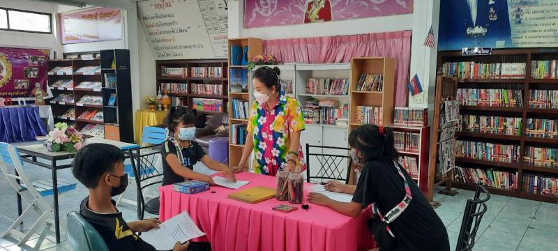 2. กิจกรรมส่งเสริมการอ่านภายในห้องสมุดให้กับเด็กเยาวชน 