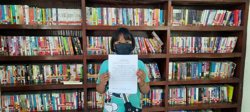 4. กิจกรรม เขียนข่าวเล่าเรื่อง เท้าแสนปม 