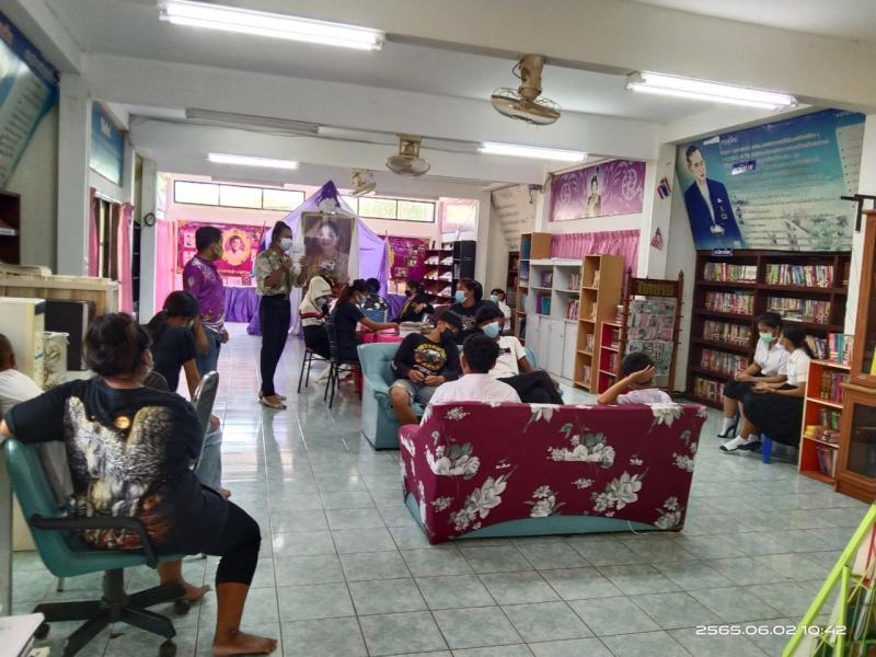 2. กิจกรรมส่งเสริมการอ่านภายในห้องสมุดประชาชนอำเภอขาณุวรลักษบุรี  2 มิถุนายน 2565