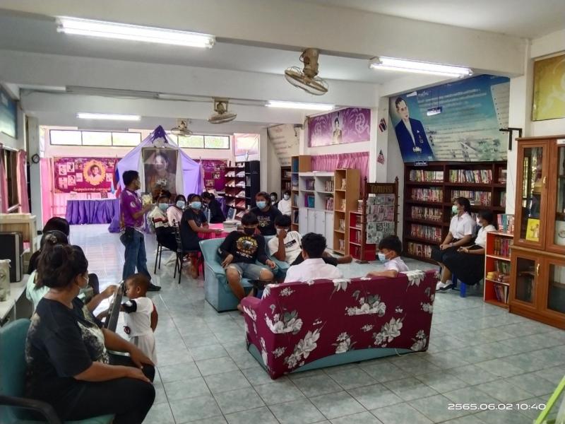 3. กิจกรรมส่งเสริมการอ่านภายในห้องสมุดประชาชนอำเภอขาณุวรลักษบุรี  2 มิถุนายน 2565