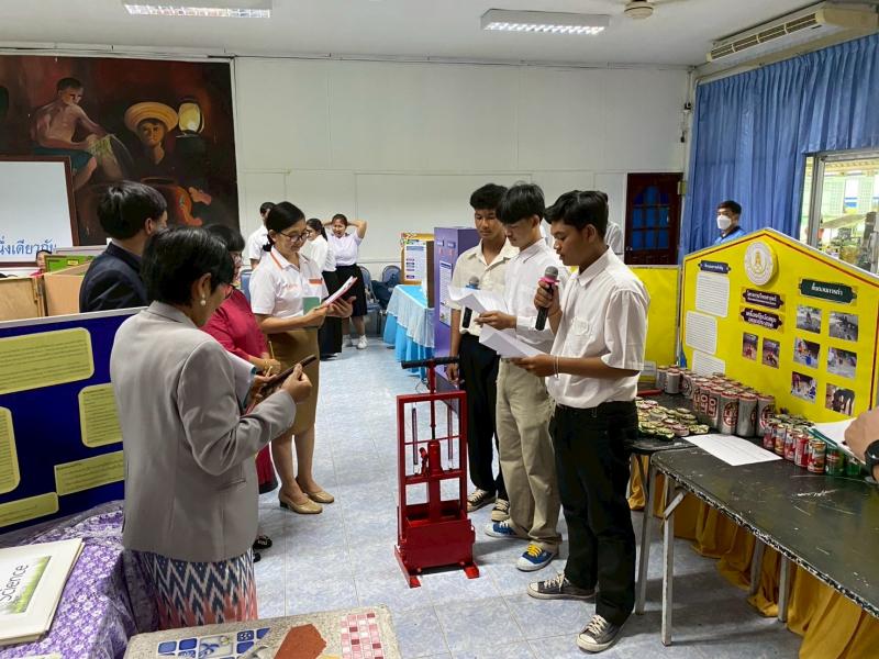 6. เข้าร่วมกิจกรรมการประกวดโครงงานวิทยาศาสตร์ ด้านสิ่งแวดล้อม ประเภทนวัตกรรมจากขยะ และประเภทนวัตกรรมการจัดการขยะ สำหรับนักศึกษา สกร.ระดับพื้นที่ภาคเหนือตอนล่าง ประจำปีงบประมาณ 2568 