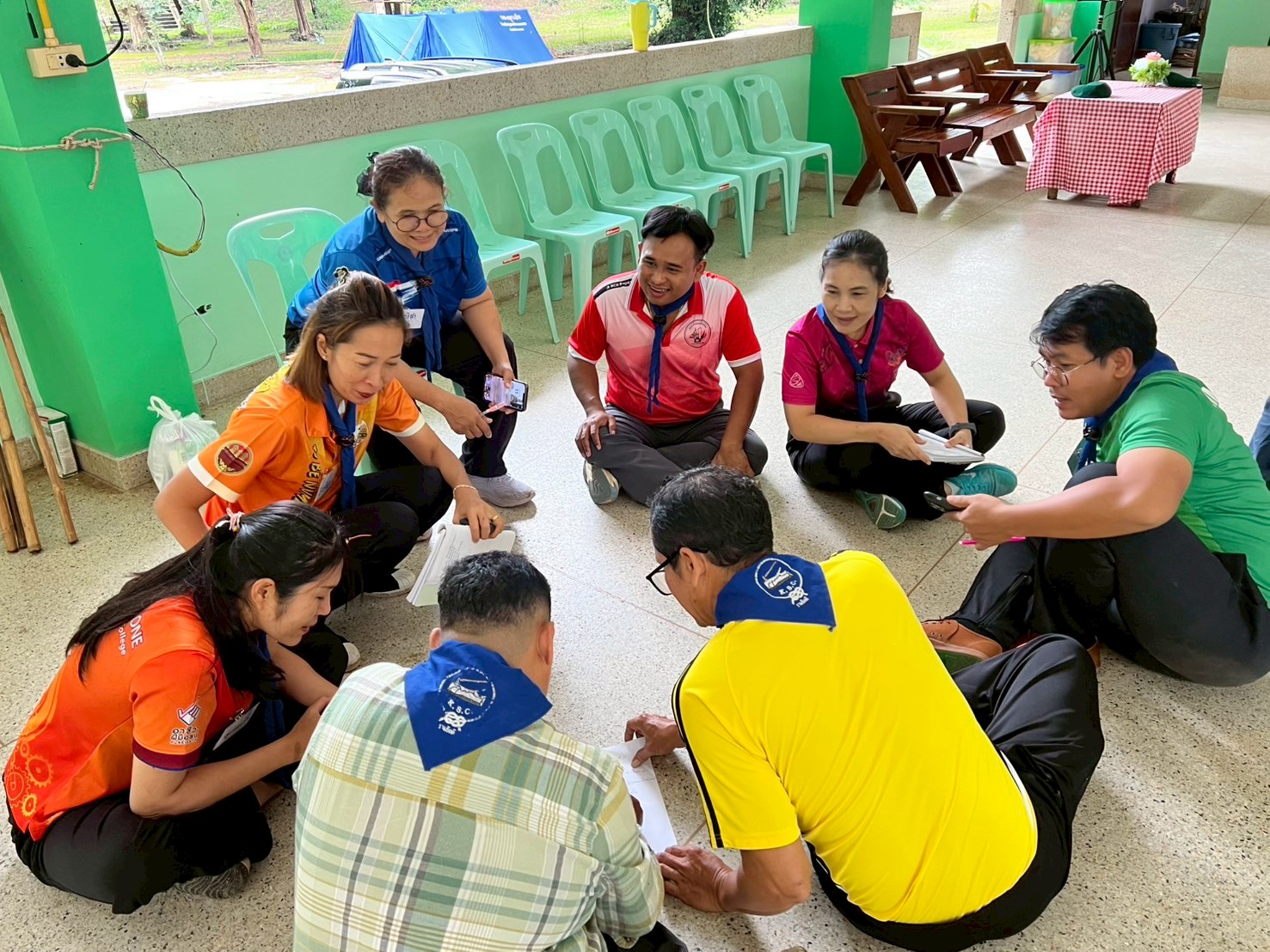 เข้าร่วมการฝึกอบรมบุคลากรทางการลูกเสือ ระดับที่ 1 ขั้นที่ 4  ขั้นความรู้สูงสุด ลูกเสือวิสามัญ