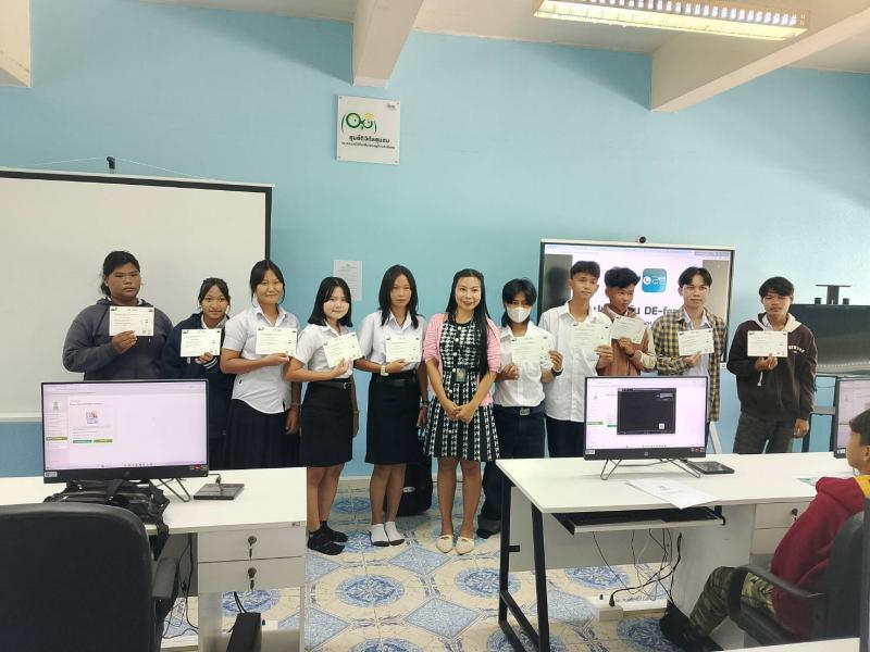 1. เข้าร่วมโครงการส่งเสริมและพัฒนาทักษะความรู้ เพื่อขับเคลื่อนและยกระดับกำลังคนดิจิทัลประจำอำเภอ