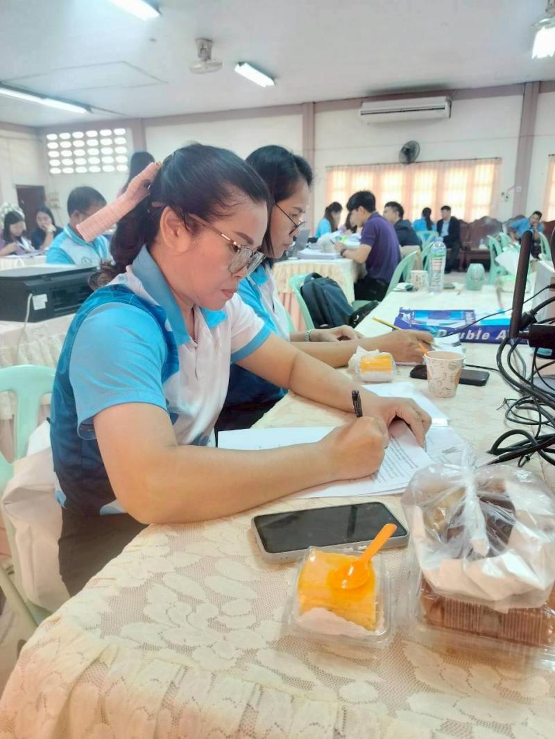 3. เข้าร่วมโครงการประชุมเชิงปฏิบัติการตรวจสอบความถูกต้อง การจัดทำข้อมูลผลการเรียนเฉลี่ยและค่าตำแหน่งเปอร์เซนต์ไทล์และการตรวจไขว้ (GPAX) ของสถานศึกษา ภาคเรียนที่ 1 ปีการศึกษา 2568