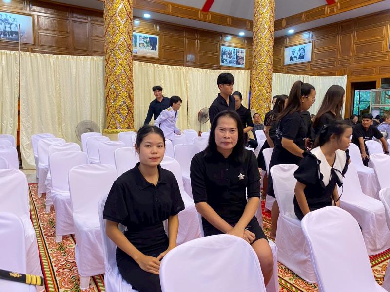 7. เข้าร่วมในพิธีบำเพ็ญกุศลทักษิณานุประทานอุทิศถวายพระราชกุศล เมื่อเสด็จสวรรคตครบสัตตมวาร (15 วัน) 