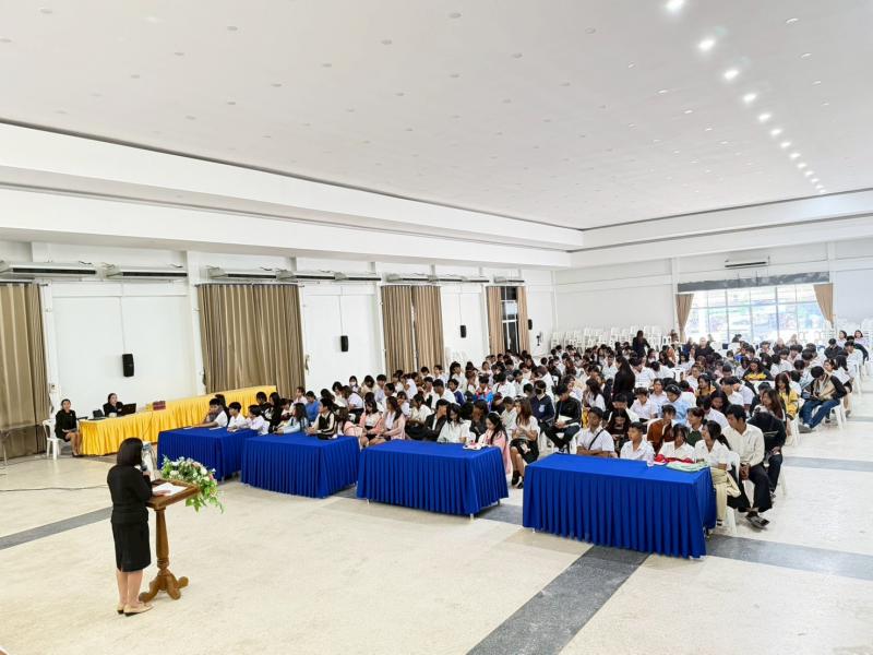 5.  ดำเนินการจัดโครงการปฐมนิเทศนักศึกษา ประจำภาคเรียนที่ 2/2568 