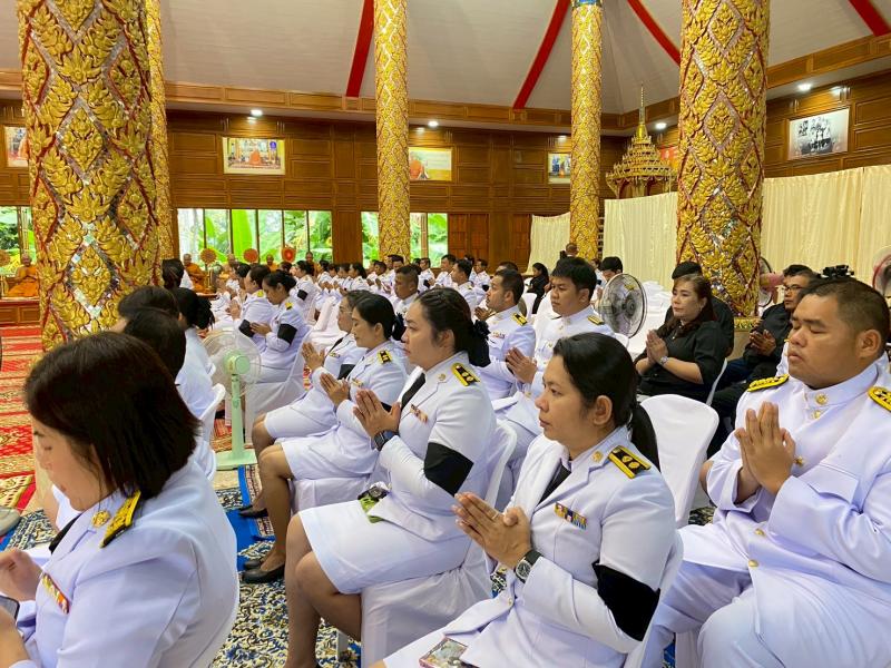 7. เข้าร่วมในพิธีบำเพ็ญกุศลทักษิณานุประทานอุทิศถวายพระราชกุศล เมื่อเสด็จสวรรคตครบปัญญาสมวาร (50 วัน) 