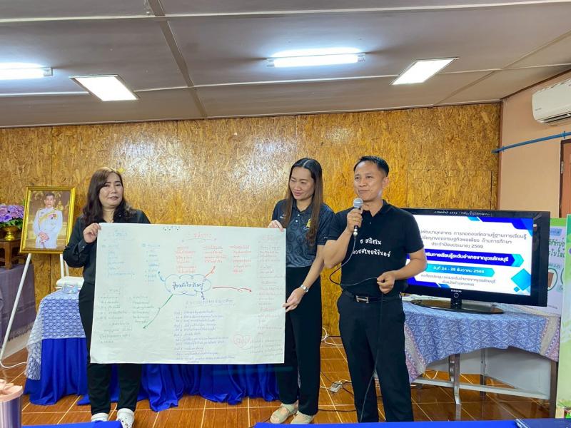 13. เข้าร่วมโครงการอบรมพัฒนาบุคลากร การถอดองค์ความรู้ฐานการเรียนรู้ตามหลักปรัชญาของเศรษฐกิจพอเพียงด้านการศึกษา ประจำปีงบประมาณ 2569