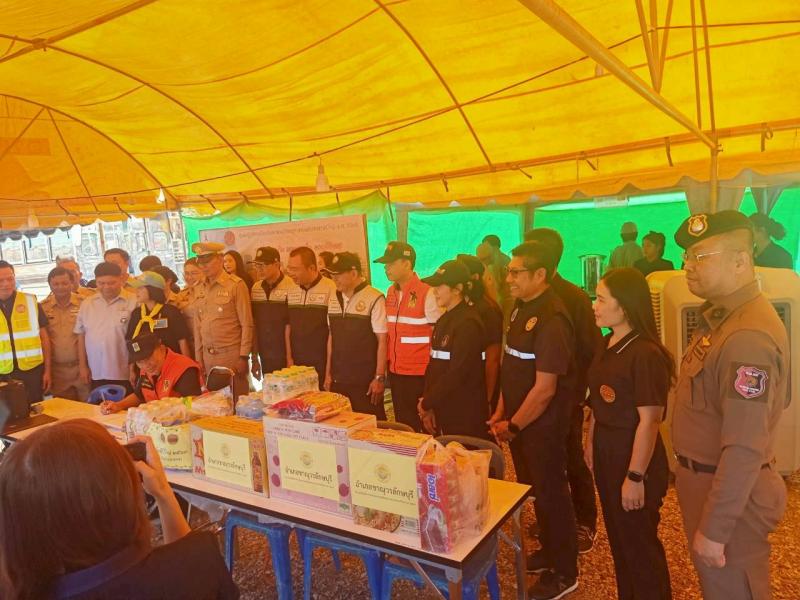 3. เข้าร่วมพิธีเปิดโครงการป้องกันและลดอุบัติเหตุทางถนนในช่วงเทศกาลปีใหม่ พ.ศ. 2569 