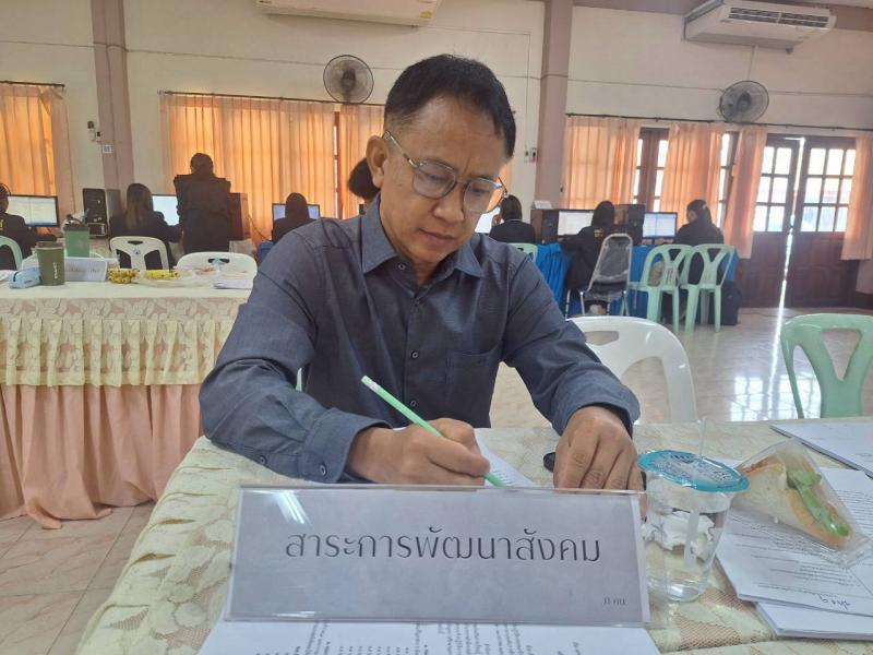 2. เข้าร่วมโครงการประชุมเชิงปฏิบัติการบรรณาธิการต้นฉบับแบบทดสอบวัดผลสัมฤทธิ์ปลายเรียนวิชาเลือกเสรี หลักสูตรการศึกษาขั้นพื้นฐานพุทธศักราช 2551 ภาคเรียนที่ 2/2568