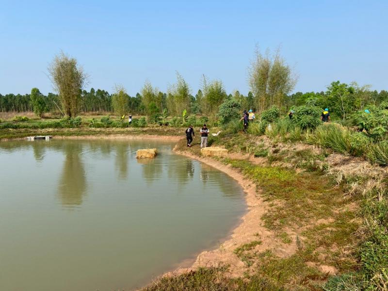 11.  เข้าร่วมกิจกรรมพัฒนาแหล่งเรียนรู้ โคก หนอง นา ข้าราชบริพาร หน่วยราชการในพระองค์