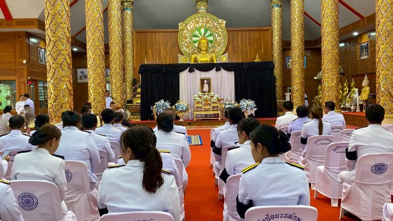 6. เข้าร่วมพิธีบำเพ็ญกุศลสัตตมวาร ( 7 วัน)  เพื่ออุทิศถวายสมเด็จพระเจ้าลูกเธอ เจ้าฟ้าพัชรกิติยาภา นเรนทิราเทพยวดี กรมหลวงราชสาริณีสิริพัชร มหาวัชรราชธิดา 