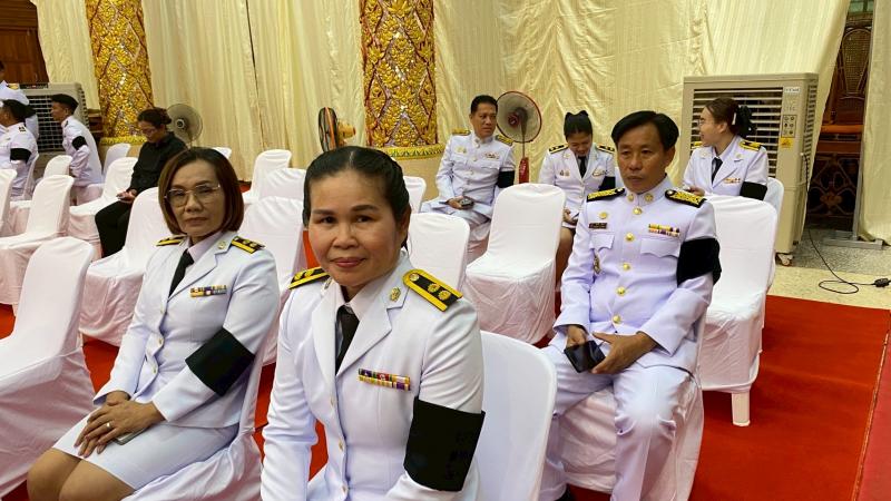 9. เข้าร่วมพิธีบำเพ็ญกุศลสัตตมวาร ( 7 วัน)  เพื่ออุทิศถวายสมเด็จพระเจ้าลูกเธอ เจ้าฟ้าพัชรกิติยาภา นเรนทิราเทพยวดี กรมหลวงราชสาริณีสิริพัชร มหาวัชรราชธิดา 
