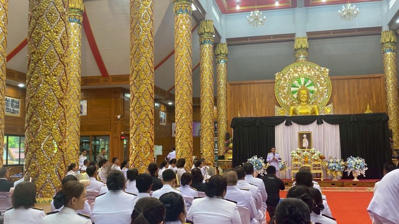 2. เข้าร่วมพิธีบำเพ็ญกุศลสัตตมวาร ( 7 วัน)  เพื่ออุทิศถวายสมเด็จพระเจ้าลูกเธอ เจ้าฟ้าพัชรกิติยาภา นเรนทิราเทพยวดี กรมหลวงราชสาริณีสิริพัชร มหาวัชรราชธิดา 