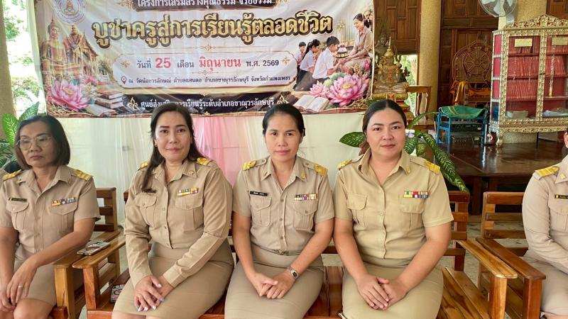 27. โครงการพัฒนาผู้เรียน เสริมสร้างคุณธรรม จริยธรรม บูชาครูสู่การเรียนรู้ตลอดชีวิต 