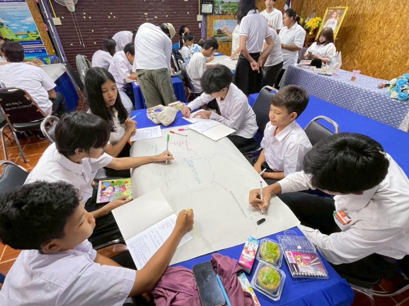 34. จัดกิจกรรมตามโครงการนักศึกษา สกร.ขับขี่ปลอดภัยใส่ใจสุขภาพ ห่างไกลอบายมุข  (กิจกรรมพัฒนาผู้เรียน) 