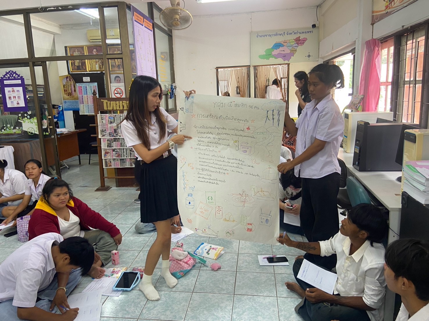 โครงการอนุรักษ์สิ่งแวดล้อม สืบสานปณิธาน แม่ของแผ่นดิน สกร.ระดับอำเภอขาณุวรลักษบุรี