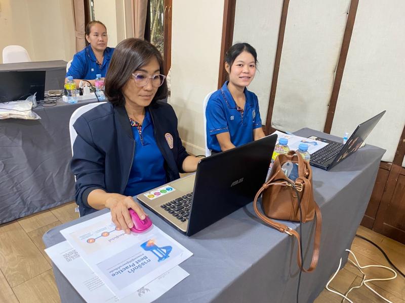 5. เข้ารับการพัฒนาตามโครงการอบรมเชิงปฏิบัติการเทคนิคการใช้ AI เพื่อพัฒนานวัตกรรมการเรียนรู้ และการจัดทำ Best Practice สำหรับครูยุคดิจิทัล