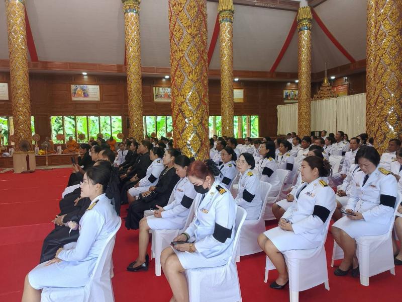3. เข้าร่วมธีบำเพ็ญกุศล และทำบุญตักบาตร (ข้าวสาร อาหารแห้ง) ในวาระครบ 100 วัน (สตมวาร) 