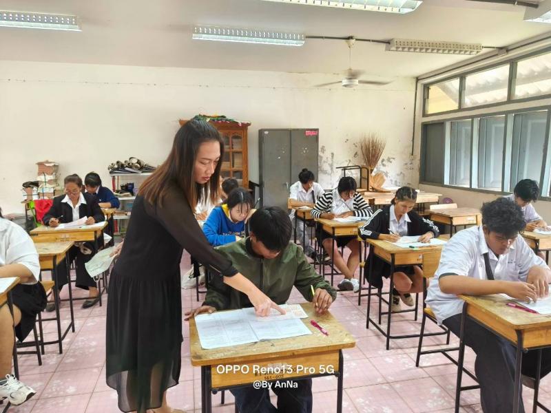 1. ดำเนินการสอบวัดผลสัมฤทธิ์ปลายภาคเรียนที่ 1 ปีการศึกษา 2569