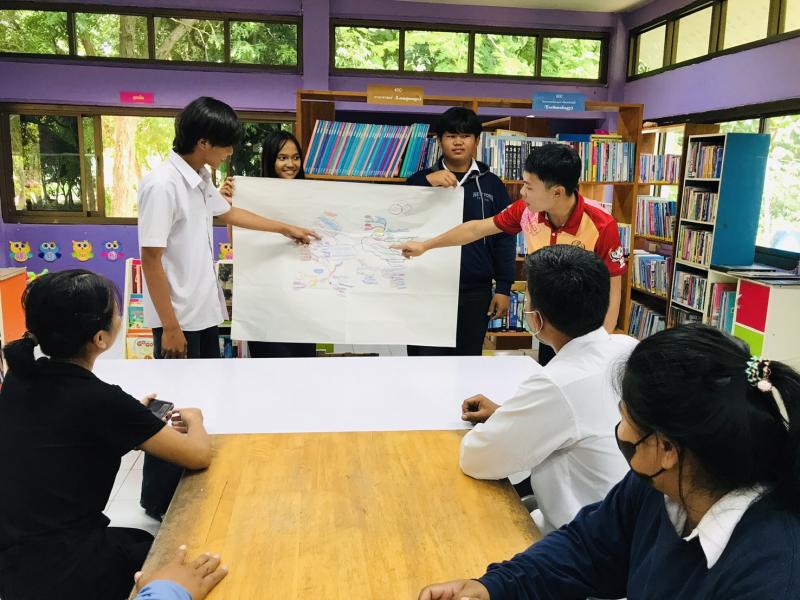 1. ส่งเสริมการอ่านภายในห้องสมุดประชาชนอำเภอปางศิลาทอง