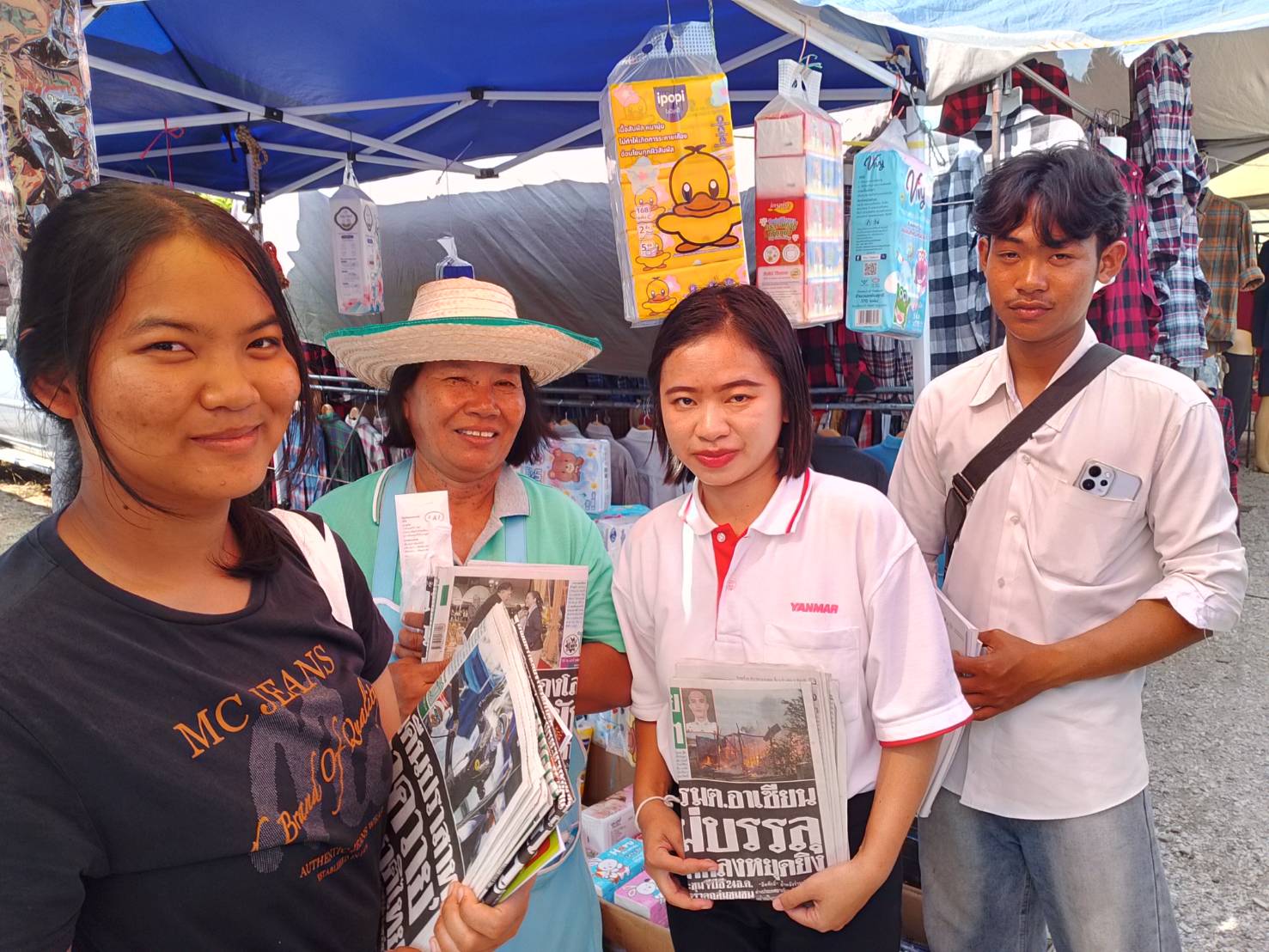 กิจกรรมส่งเสริมการอ่านสำหรับชาวตลาด