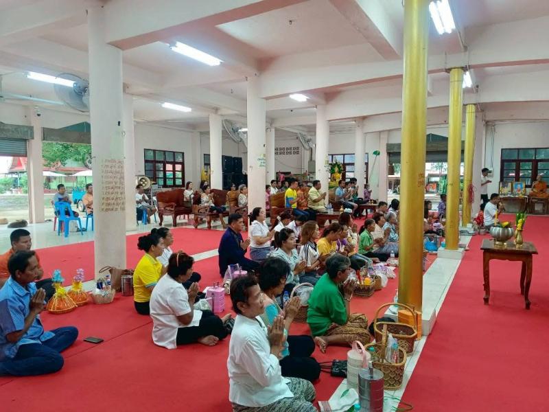 3. ทำบุญตักบาตรในวันธรรมสวนะ อำเภอไทรงาม วันที่ 18 กรกฎาคม 2568