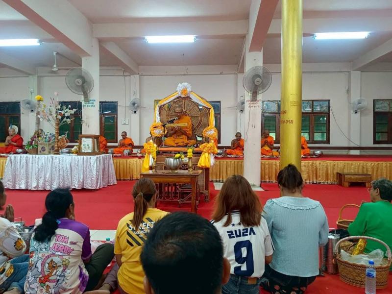 4. ทำบุญตักบาตรในวันธรรมสวนะ อำเภอไทรงาม วันที่ 18 กรกฎาคม 2568