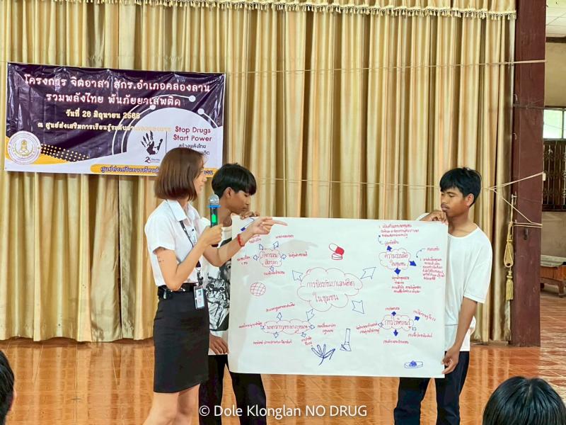 35. รณรงค์ต่อต้านยาเสพติด