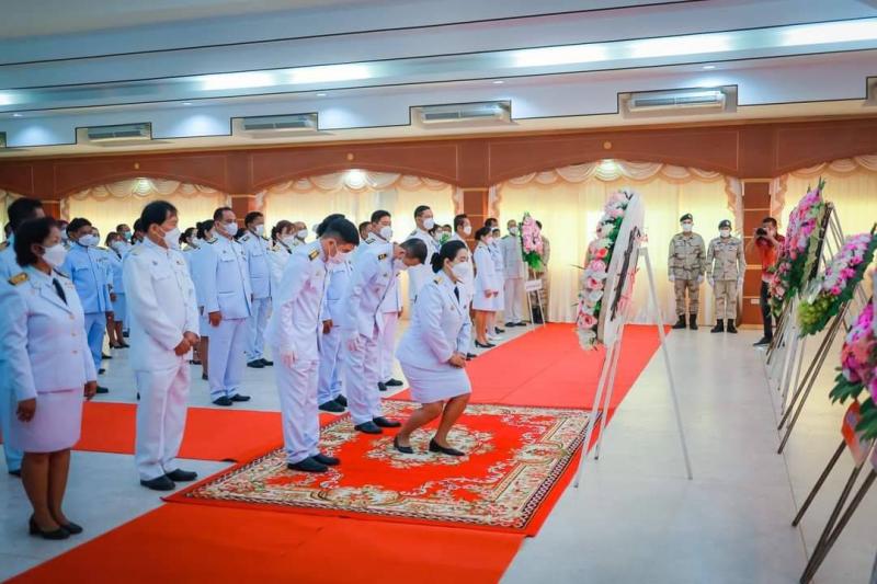 6. กศน.อำเภอบึงสามัคคี ร่วมพิธีน้อมรำลึก 23 ตุลาคม 