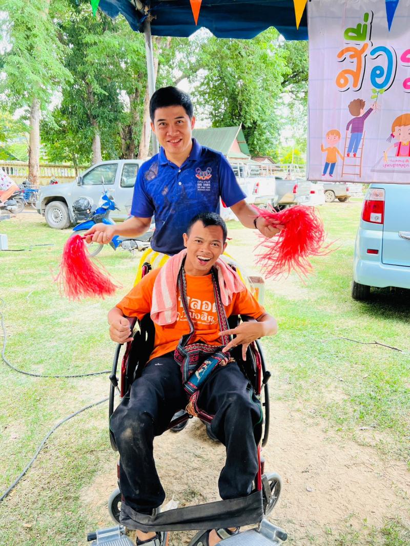 8. สกร.อำเภอบึงสามัคคี ประสานพลังเครือข่ายสาธารณสุข ร้อง เต้น เล่น กีฬา