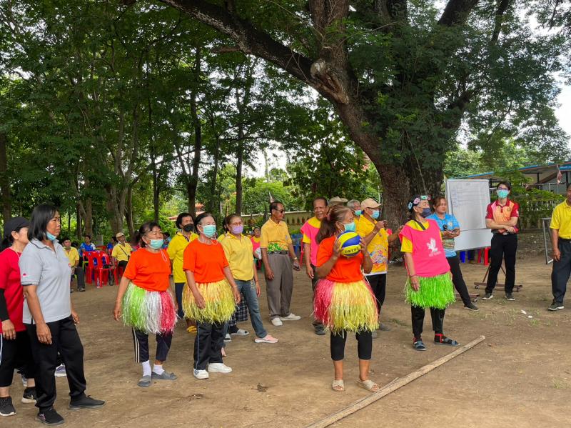 23. สกร.อำเภอบึงสามัคคี ประสานพลังเครือข่ายสาธารณสุข ร้อง เต้น เล่น กีฬา